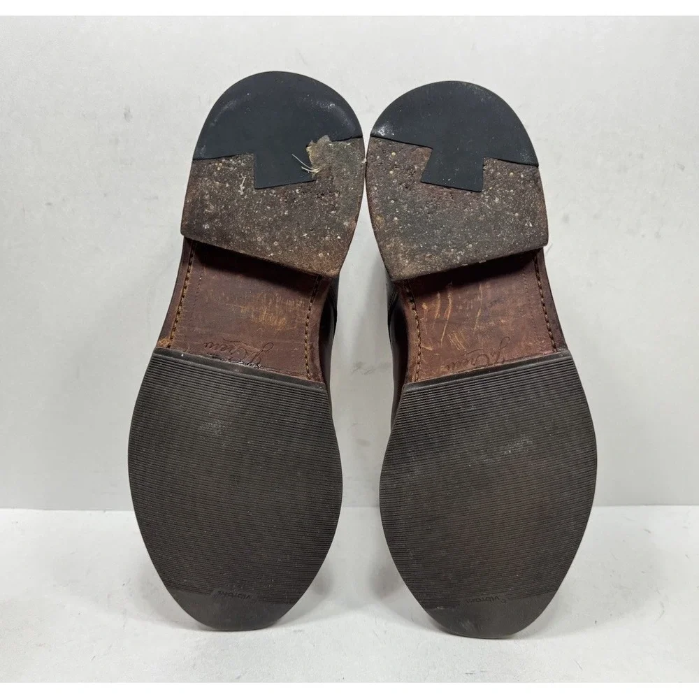 J. Crew Ludlow Derby Dress Shoe Brown Leather Men's Size 8.5